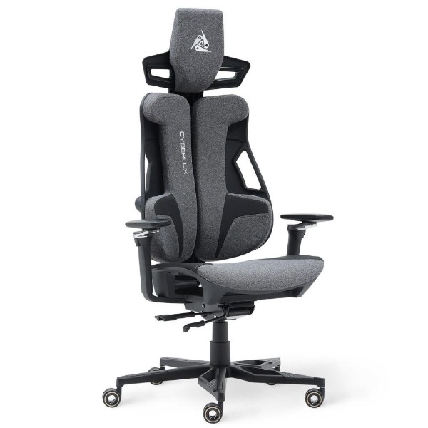 Фото - Кресло для геймеров Cyberlux V10 Fabric Grey (GM-V10 FG)